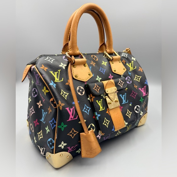 Louis Vuitton Handbags - Louis Vuitton Speedy 30 Multicolor Monogram Vintage
